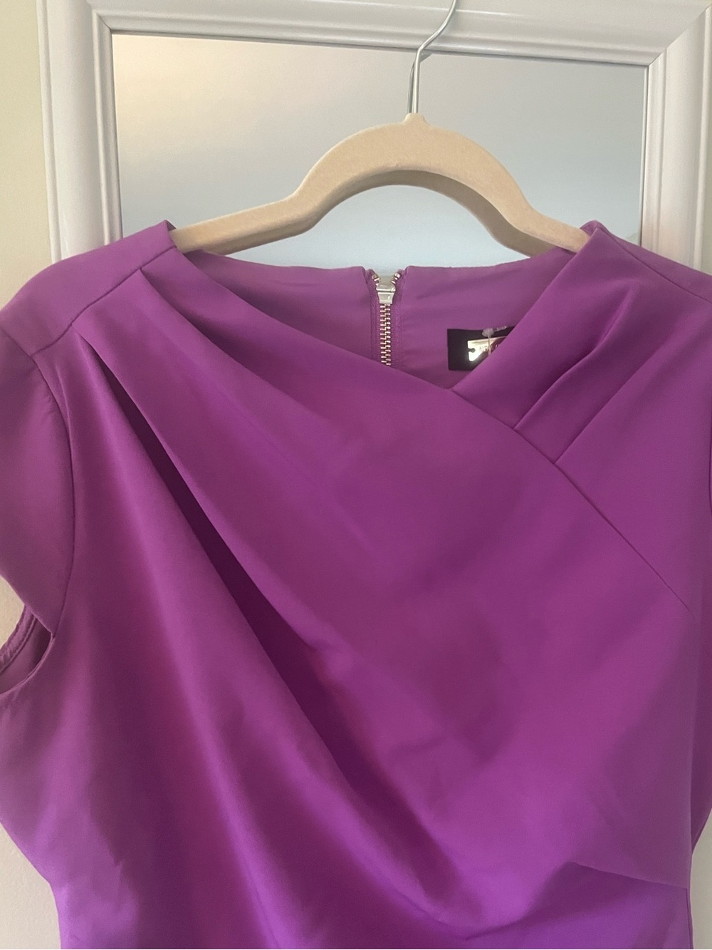 Alexia Admor Purple Midi Dress